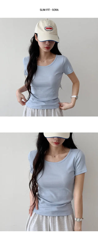 Slim Fit Cotton Tee