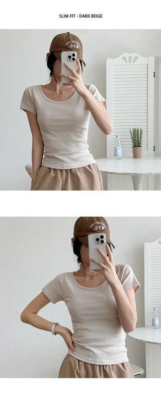 Slim Fit Cotton Tee