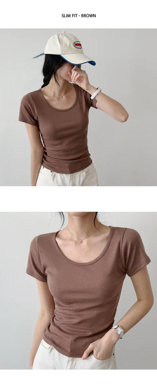 Slim Fit Cotton Tee