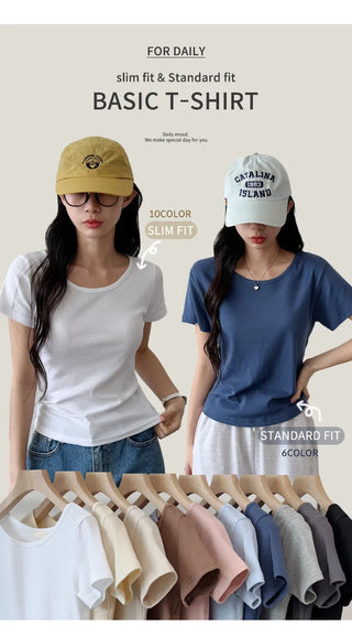 Slim Fit Cotton Tee