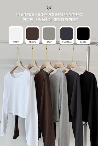 Cotton Long Sleeve Tee
