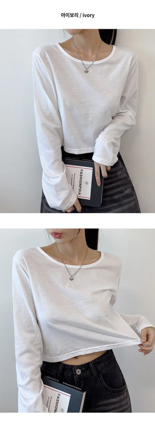 Cotton Long Sleeve Tee