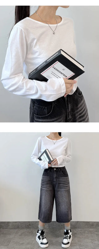 Cotton Long Sleeve Tee