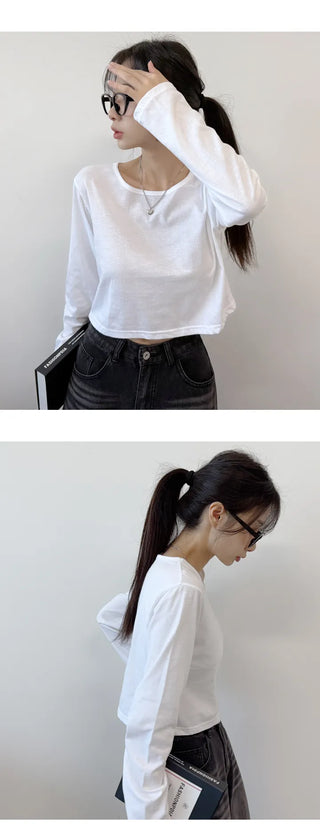 Cotton Long Sleeve Tee