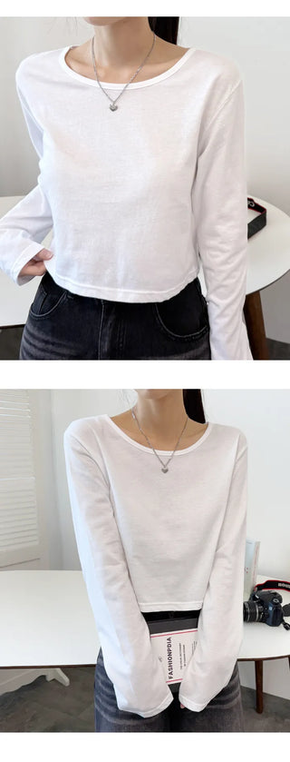Cotton Long Sleeve Tee