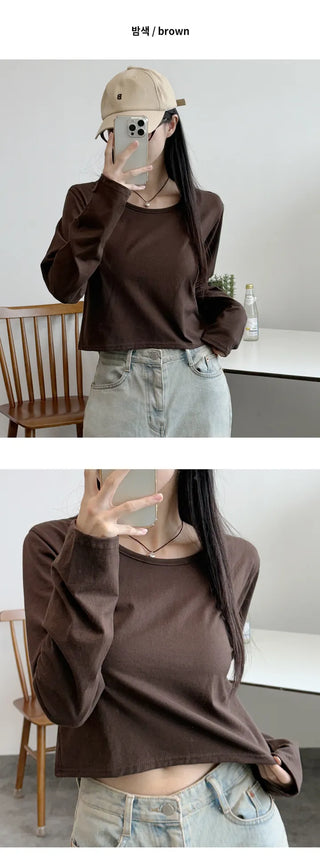 Cotton Long Sleeve Tee