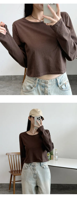 Cotton Long Sleeve Tee
