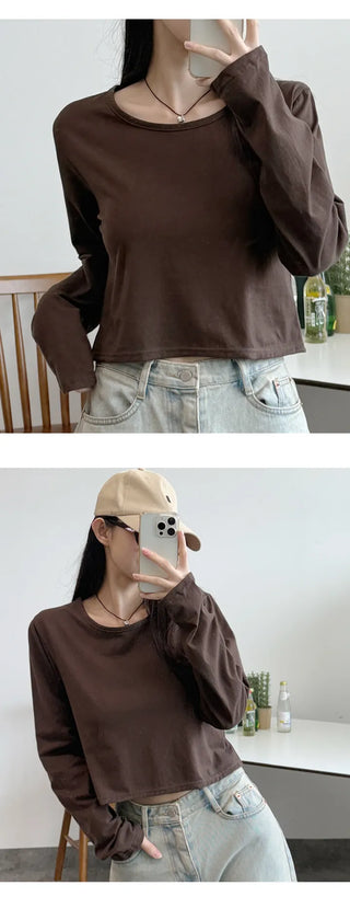 Cotton Long Sleeve Tee