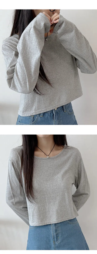Cotton Long Sleeve Tee