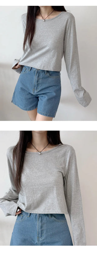 Cotton Long Sleeve Tee