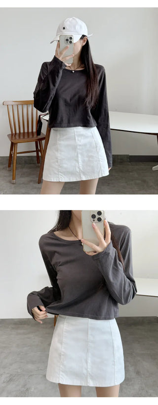 Cotton Long Sleeve Tee