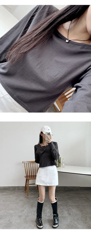 Cotton Long Sleeve Tee
