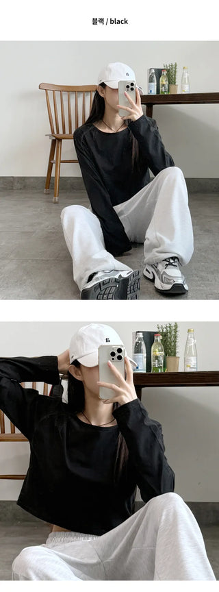 Cotton Long Sleeve Tee