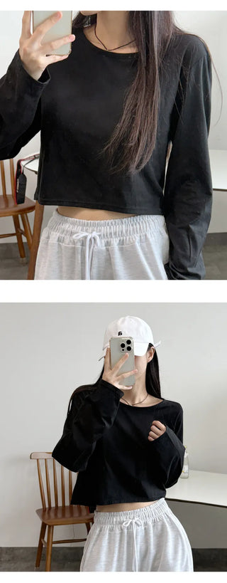 Cotton Long Sleeve Tee