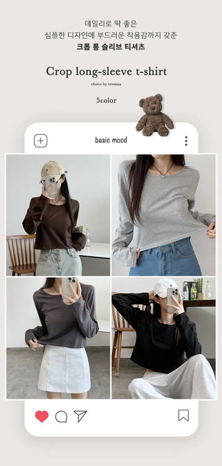 Cotton Long Sleeve Tee