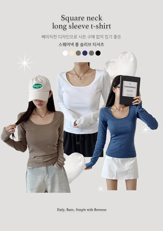 Square Neck Tee