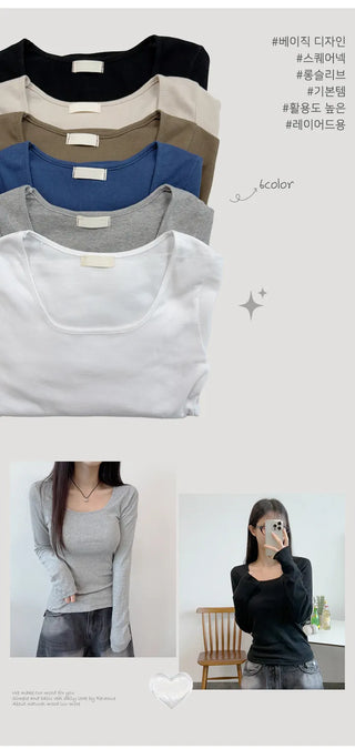 Square Neck Tee