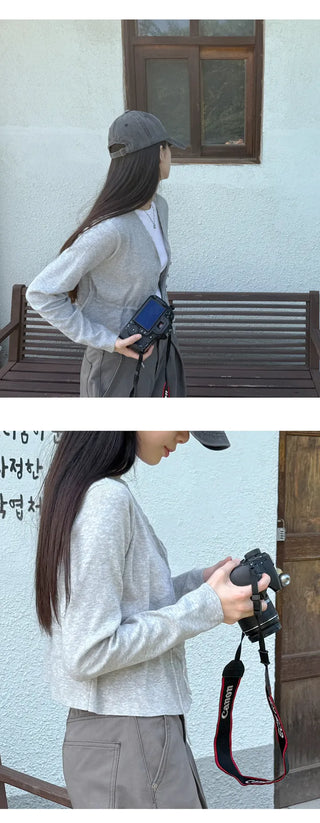 Tie Strap Knit Cardigan