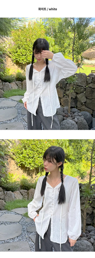 Ribbon Blouse Shirt