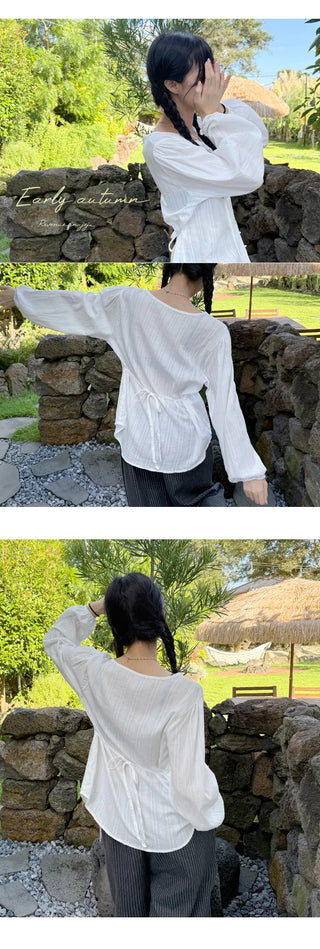 Ribbon Blouse Shirt