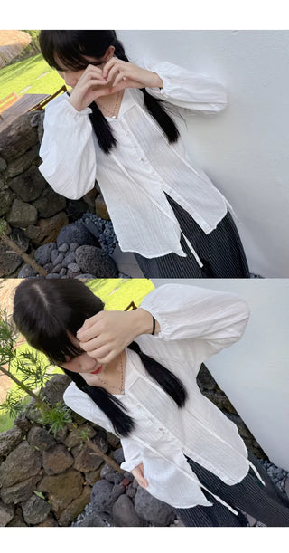 Ribbon Blouse Shirt