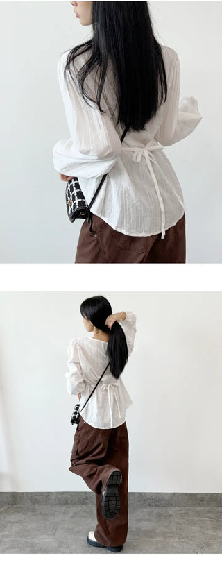 Ribbon Blouse Shirt