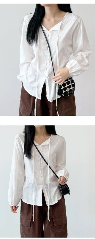 Ribbon Blouse Shirt