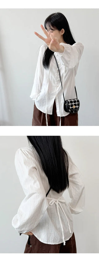 Ribbon Blouse Shirt