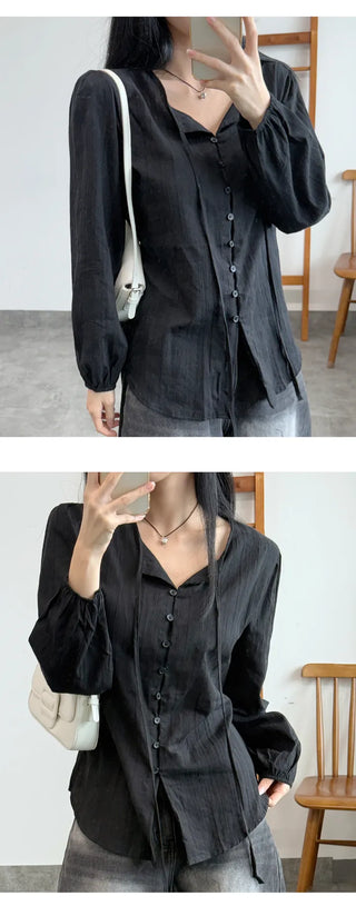 Ribbon Blouse Shirt