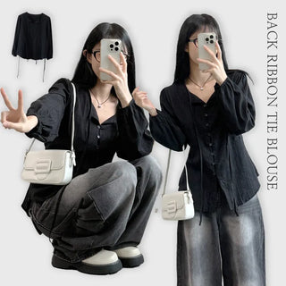 Ribbon Blouse Shirt