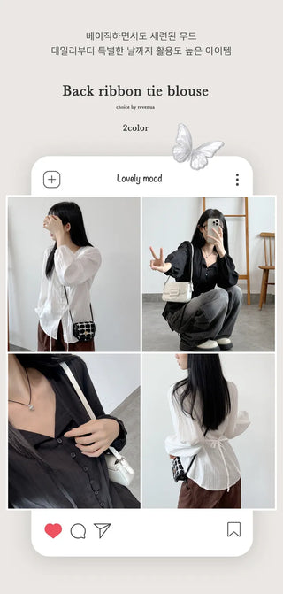 Ribbon Blouse Shirt