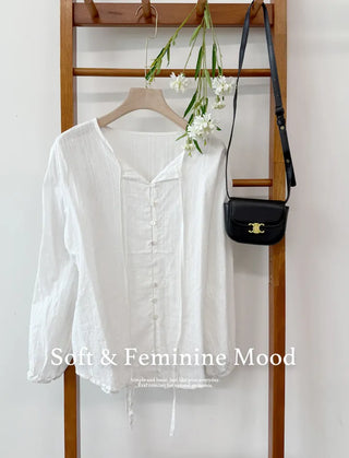 Ribbon Blouse Shirt
