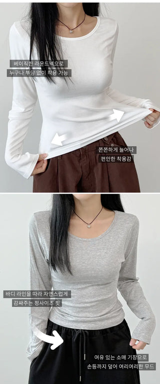 Spandex Long Sleeve Tee