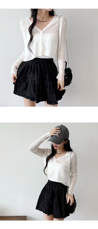 Slim Crop Summer Cardigan