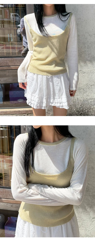 Wool Cardigan Set