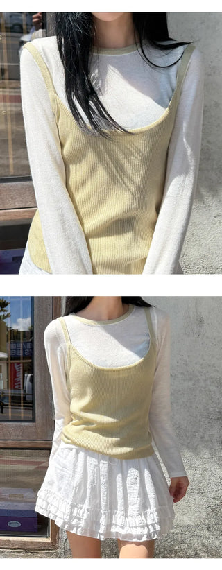 Wool Cardigan Set