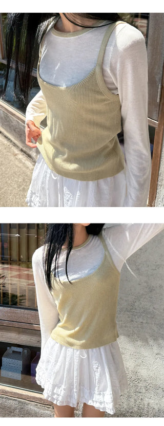 Wool Cardigan Set