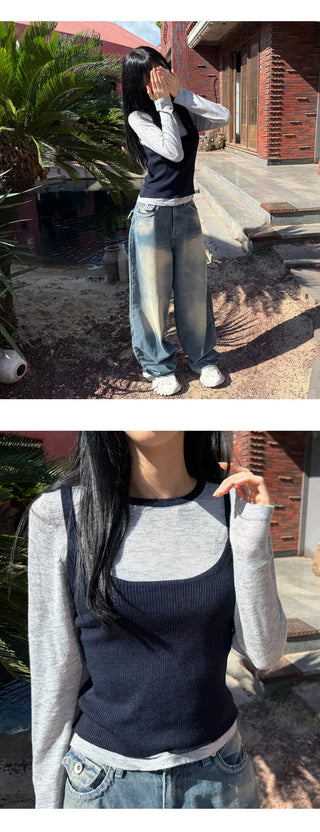 Wool Cardigan Set