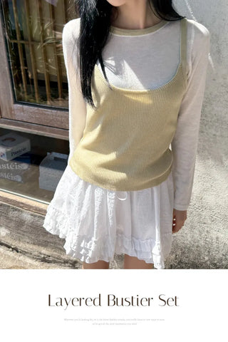 Wool Cardigan Set