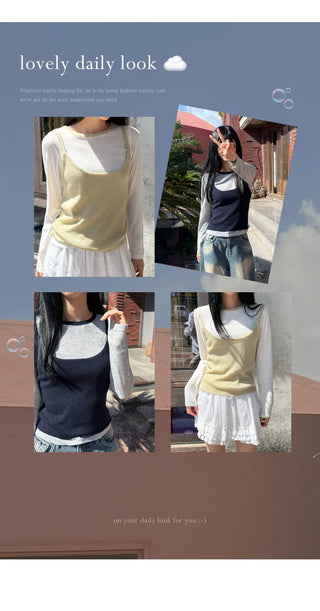Wool Cardigan Set