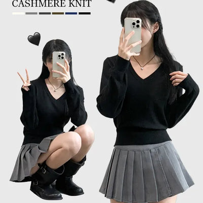 Cashmere Crop Knit