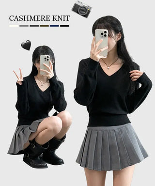 Cashmere Crop Knit