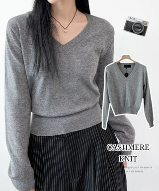 Cashmere Crop Knit
