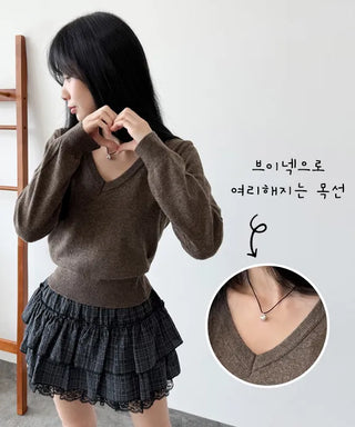 Cashmere Crop Knit
