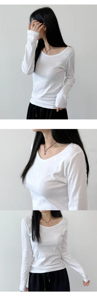 Cotton Long Sleeve Tee