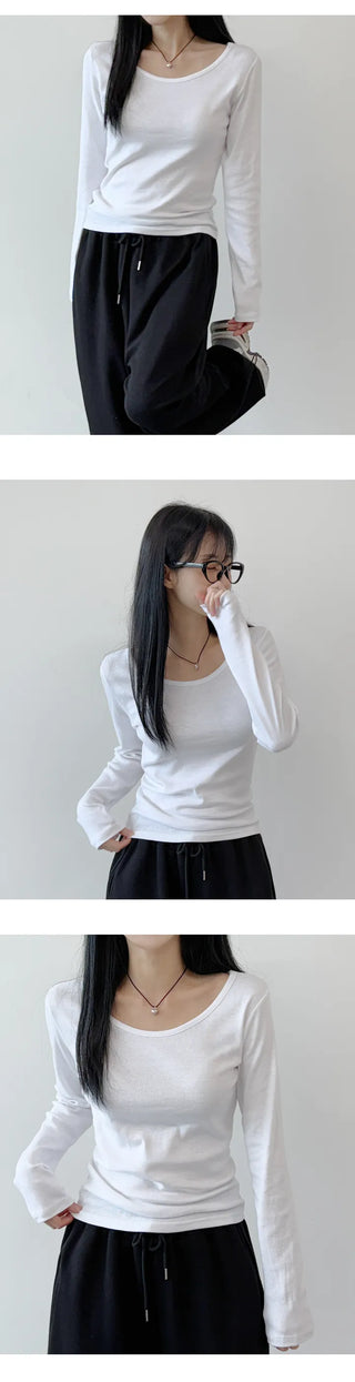 Cotton Long Sleeve Tee