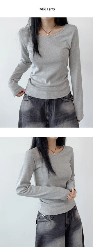 Cotton Long Sleeve Tee