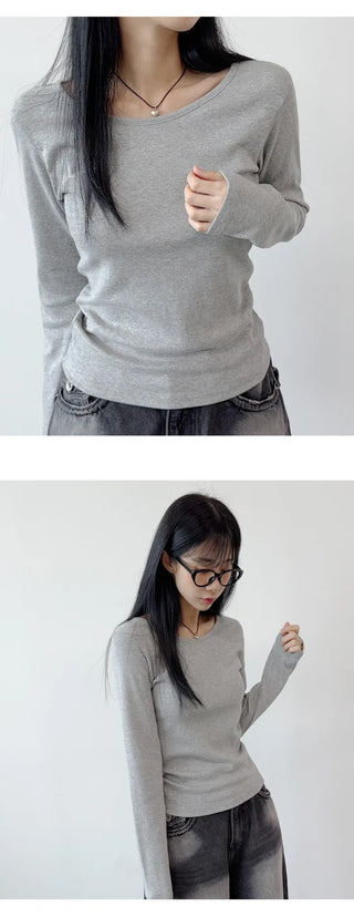 Cotton Long Sleeve Tee
