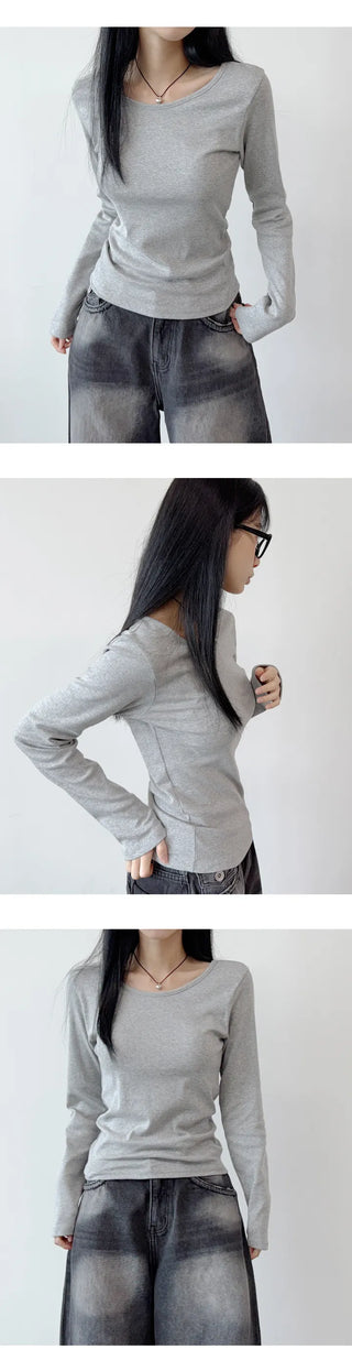 Cotton Long Sleeve Tee