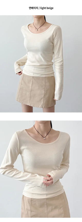Cotton Long Sleeve Tee